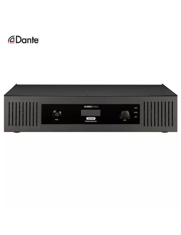AMC iAC240DANTE Installation amplifier iAC240 DANTE interface AMC AMCiAC240DANTE | MusicGoodDeal