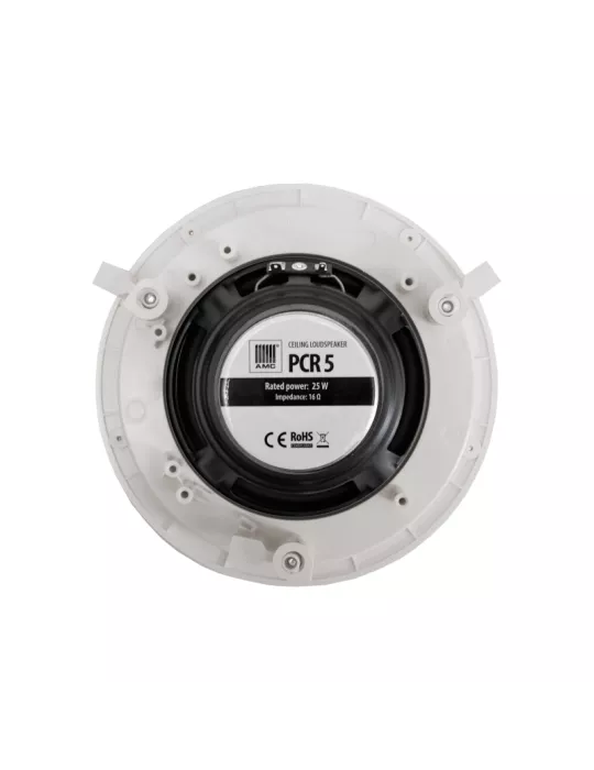 AMC PCR5 Haut-parleur plafond a grille magnetique 25W (16?)  PCR 5 Blanc