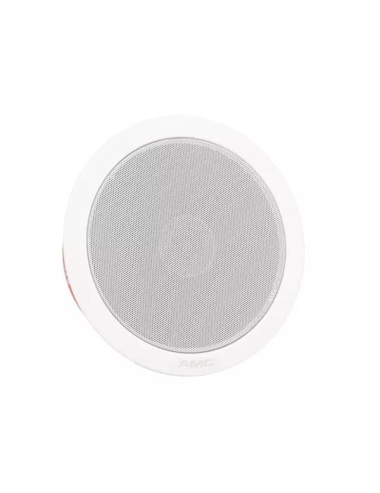 AMC EVAC6 Haut-parleur à encastrer  EVAC 6 Blanc livré avec dome acier orange coupe-feu