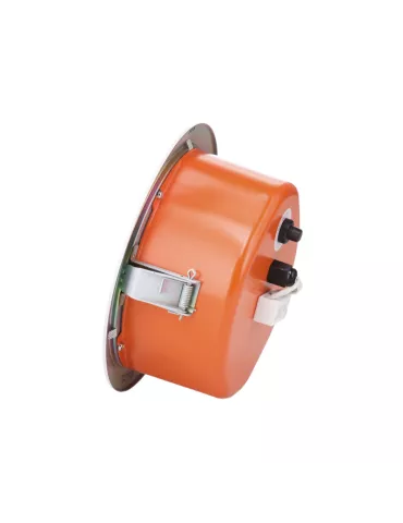 AMC EVAC6 Haut-parleur à encastrer  EVAC 6 Blanc livré avec dome acier orange coupe-feu 2