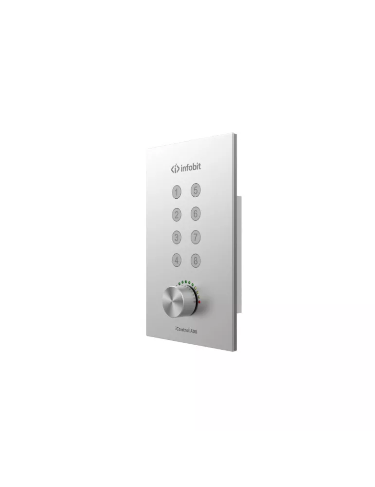 INFOBIT ICONTROLA08 Controlador de audio Dante de 8 botones iControl A08 INFOBIT INFICONTROLA08 | MusicGoodDeal