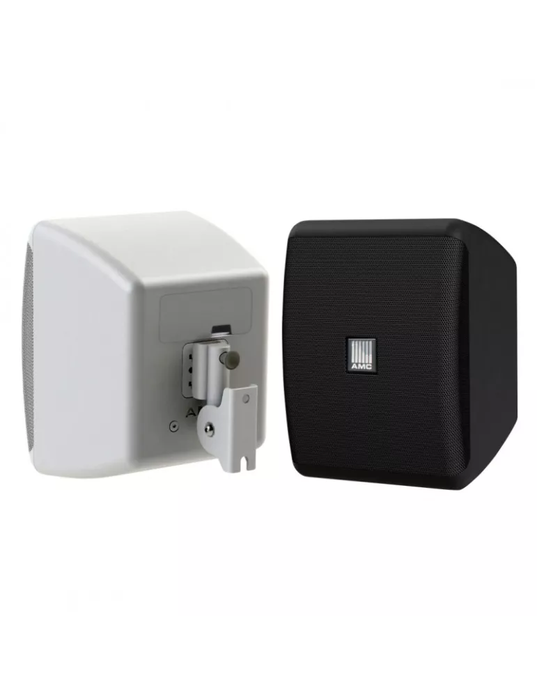 AMC 04B Enceinte  04 BLACK - Noir 30W RMS Ligne 100V et 16O Support inclus