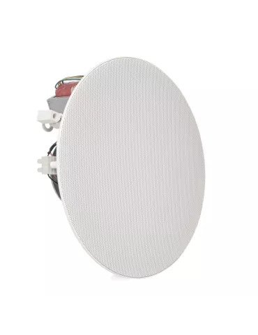 AMC PCR8T Haut-parleur plafond a grille magnetique 35W (16Ω)  PCR 8T Blanc ligne 100V integré 100/25W-125W-625W