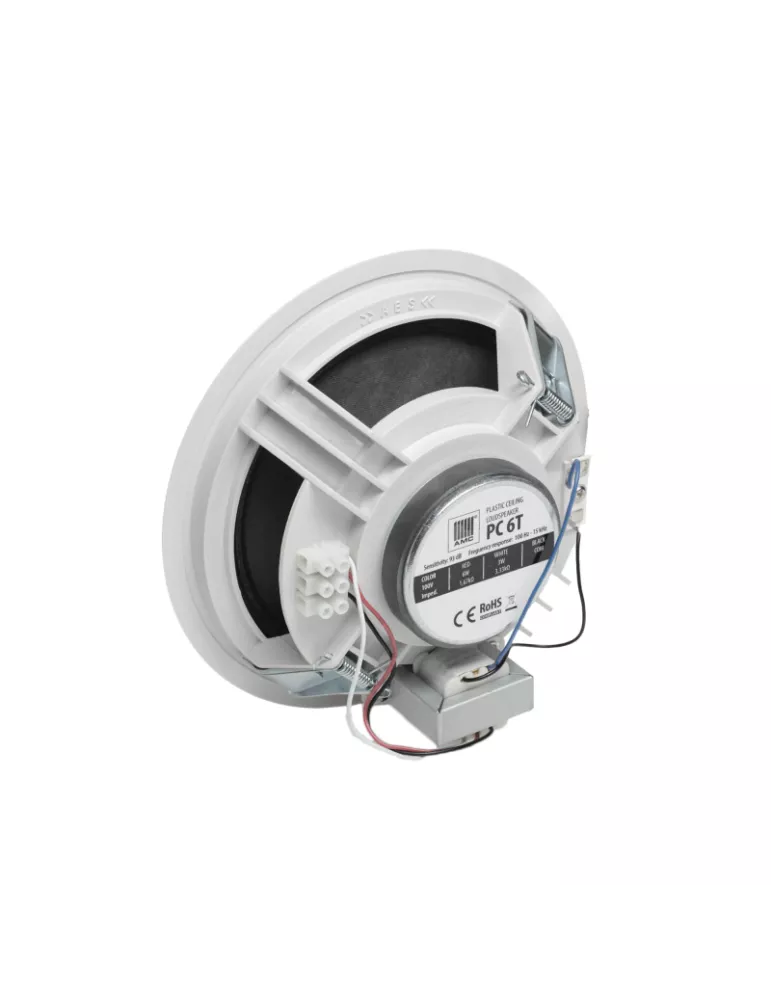AMC PC6T Einbaulautsprecher Weiß Eingebauter 100v-Linien-Transformator AMC AMCPC6T | MusicGoodDeal