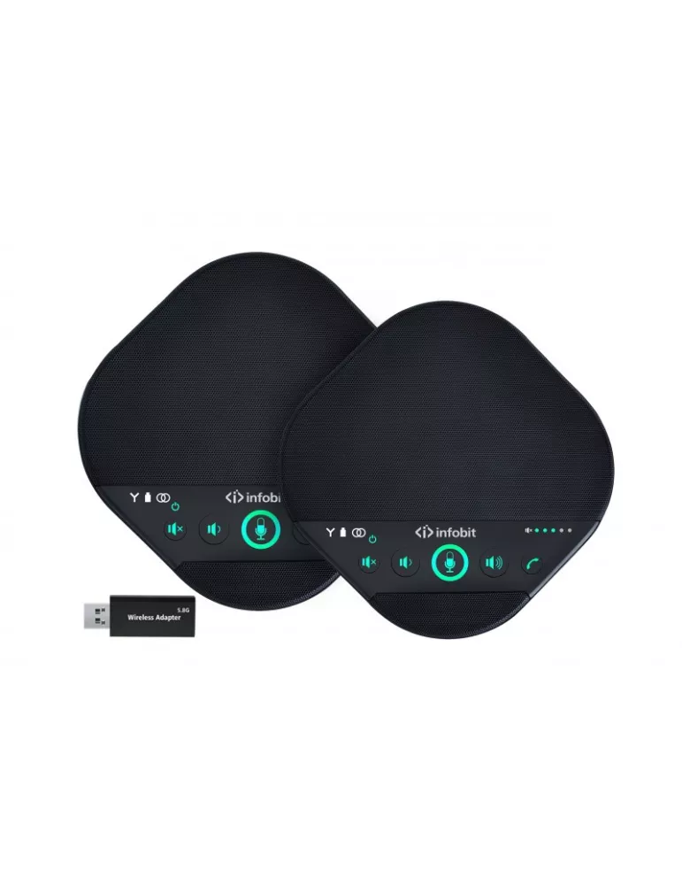 INFOBIT ISPKM600 Kit de micrófono inalámbrico omnidireccional en cascada Infobit iSpeaker M600 INFOBIT INFISPKM600 | MusicGood