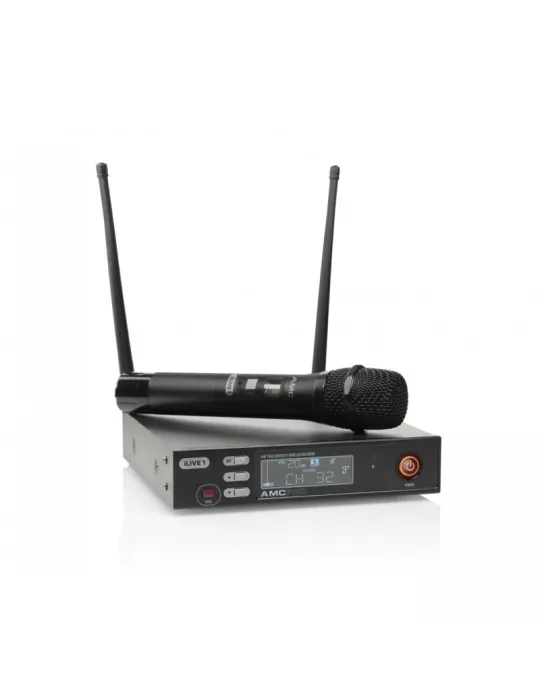 AMC ILIVE1HH Systeme de micro à main sans fil  True Diversity avec 32 canaux selectables