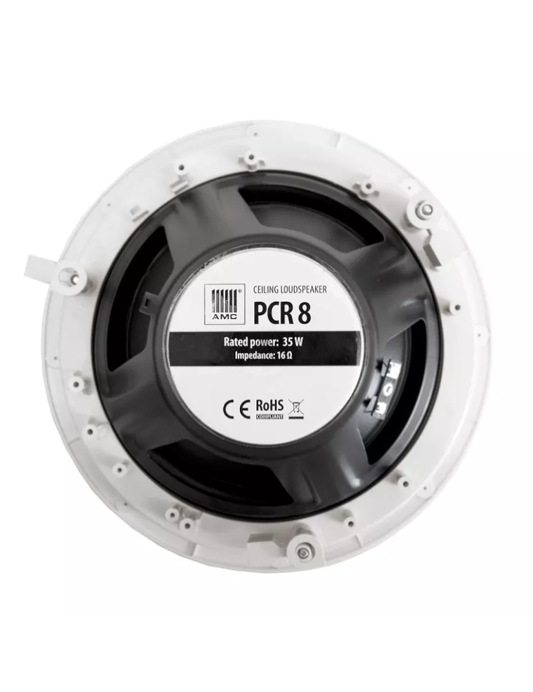 AMC PCR8 Magnetic grille ceiling speaker 35W (16?) PCR 8 White AMC AMCPCR8 | MusicGoodDeal