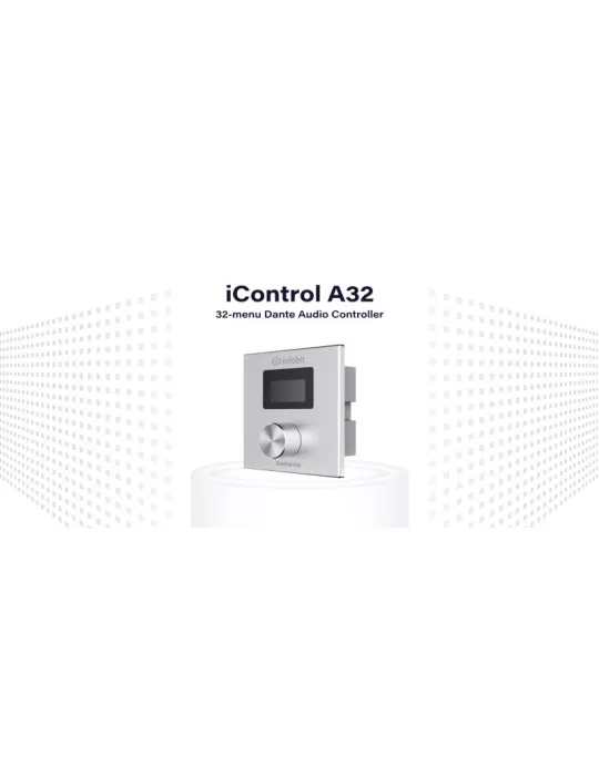 INFOBIT ICONTROLA32 32-menu Dante audio controller iControl A32 INFOBIT INFICONTROLA32 | MusicGoodDeal