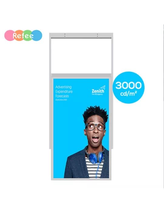 REFEE SW43SBA8 Ecran Vitrine 43'' Double faces   Full HD 1920x1080 3000cd/m2 et 700cd/m2