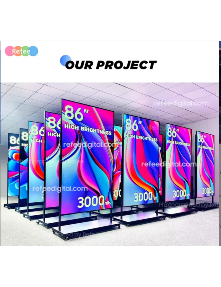 REFEE SW55HBA Ecran Vitrine 55"   UHD 3840x2160 3000 cd/m2