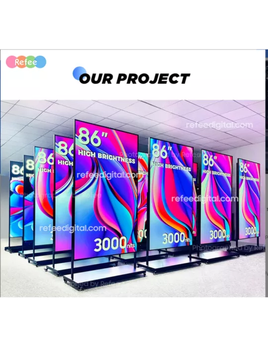 REFEE SW55HBA Ecran Vitrine 55"   UHD 3840x2160 3000 cd/m2
