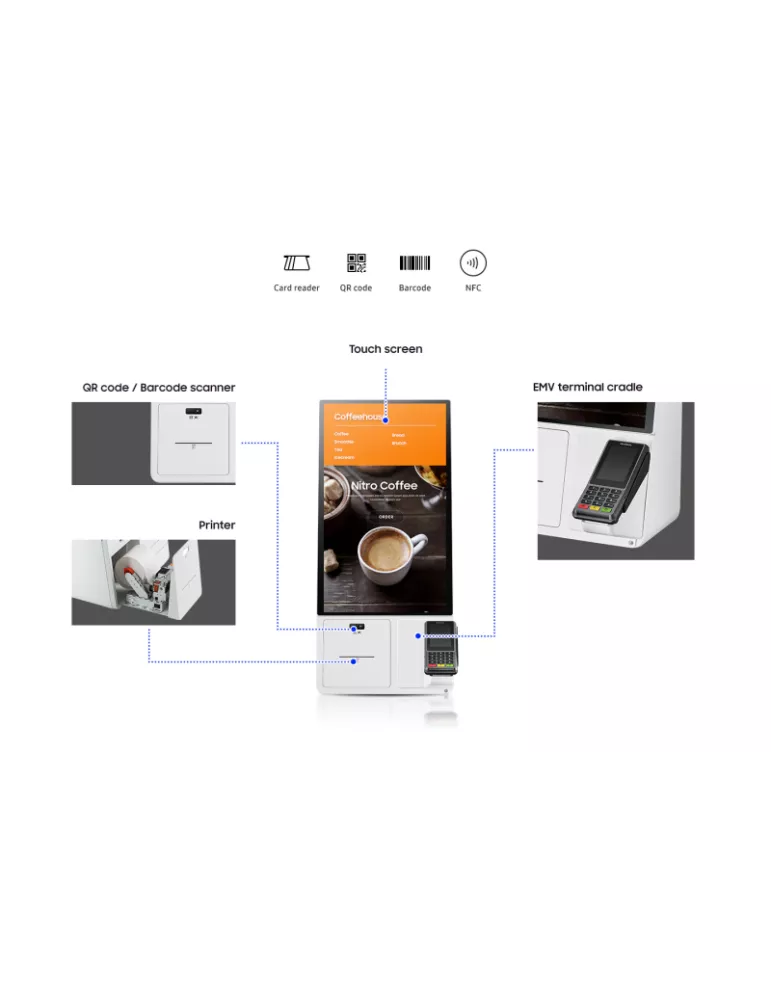 SAMSUNG CYKM24CPX Funda de quiosco Samsung CY-KM24CPX para el quiosco KM24A SAMSUNG SAMCYKM24CPX | MusicGoodDeal