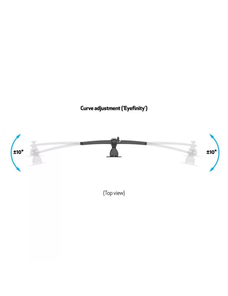MULTIBRACKETS 5002 Extension table support Multibrackets VESA Desktopmount Triple Arm Expansion Kit - 15  - 24  screen Vesa Ma