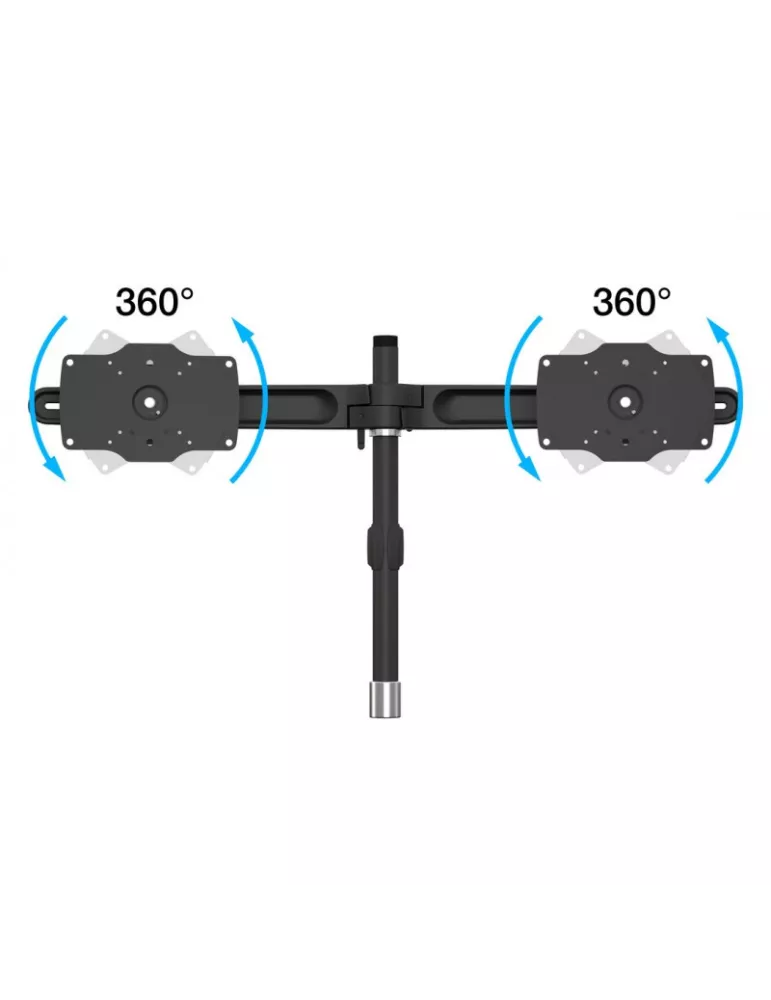 MULTIBRACKETS 7426 Erweiterung Tischständer Multibrackets VESA Desktopmount Dual Stand Expansion Kit - 4 Monitore von 24 -32