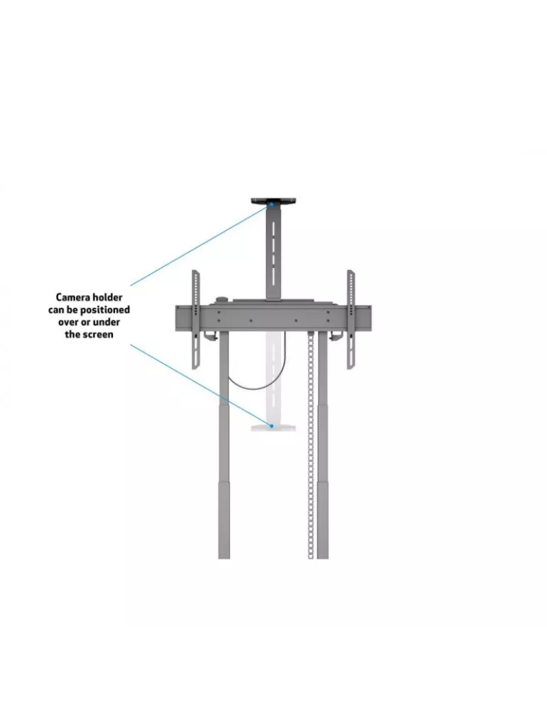 MULTIBRACKETS 8588 Motorisierte Bodenständer FloorBase 42  - 100  Last 120kg Vesa Max 800x400 MULTIBRACKETS MUL8588 | MusicGoo