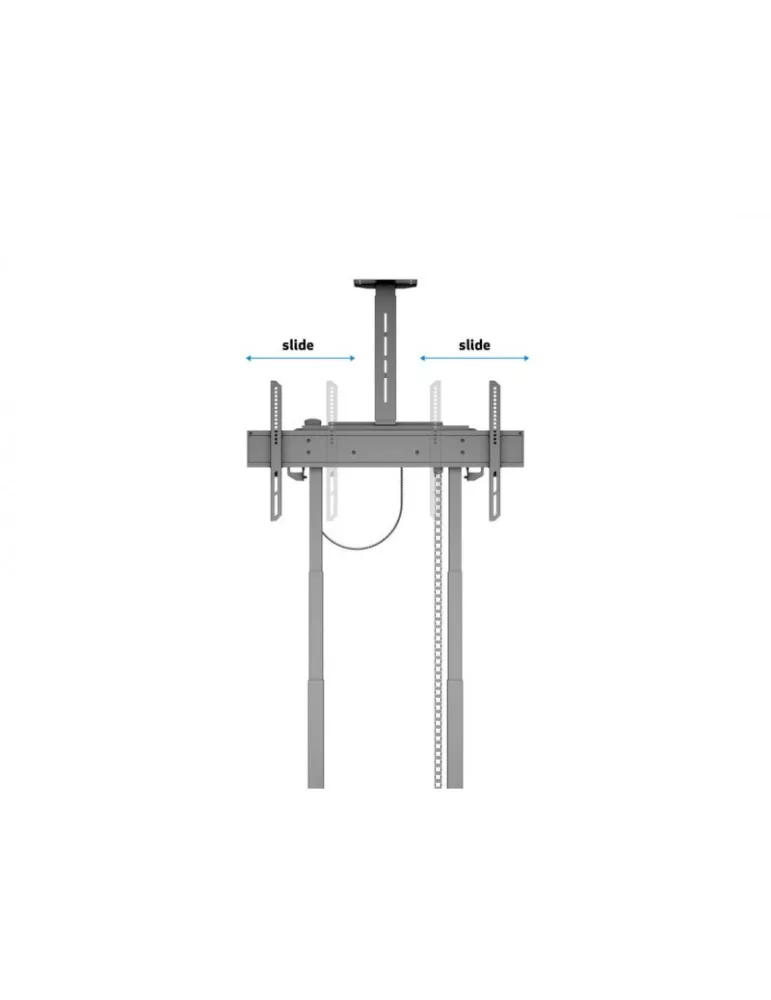 MULTIBRACKETS 8588 Motorized floor support FloorBase 42  - 100  load 120kg Vesa Max 800x400 MULTIBRACKETS MUL8588 | MusicGoodD