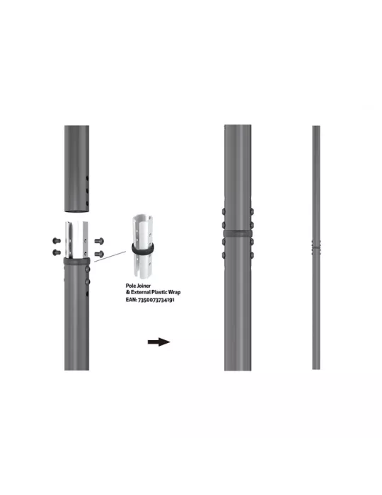 MULTIBRACKETS 6411 Support camera dôme noir Multibrackets CCTV Ceilingmount MULTIBRACKETS MUL6411 | MusicGoodDeal