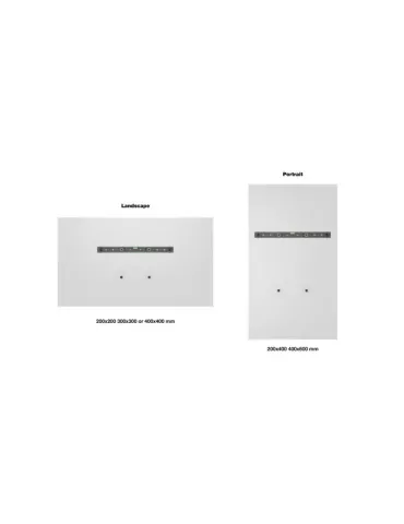 MULTIBRACKETS 0984 Support écran mural universel Multibrackets taille S Paysage 32" - 65" ou Portrait 43''-65" 2
