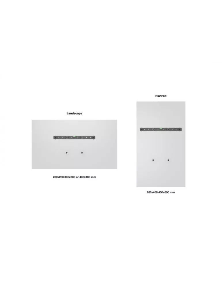 MULTIBRACKETS 0984 Universal wall mount Multibrackets size S Landscape 32 -65  or Portrait 43 -65 MULTIBRACKETS MUL0984 | Musi