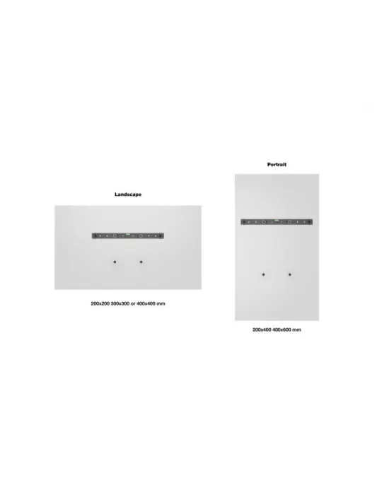 MULTIBRACKETS 0984 Support écran mural universel Multibrackets taille S Paysage 32" - 65" ou Portrait 43''-65"