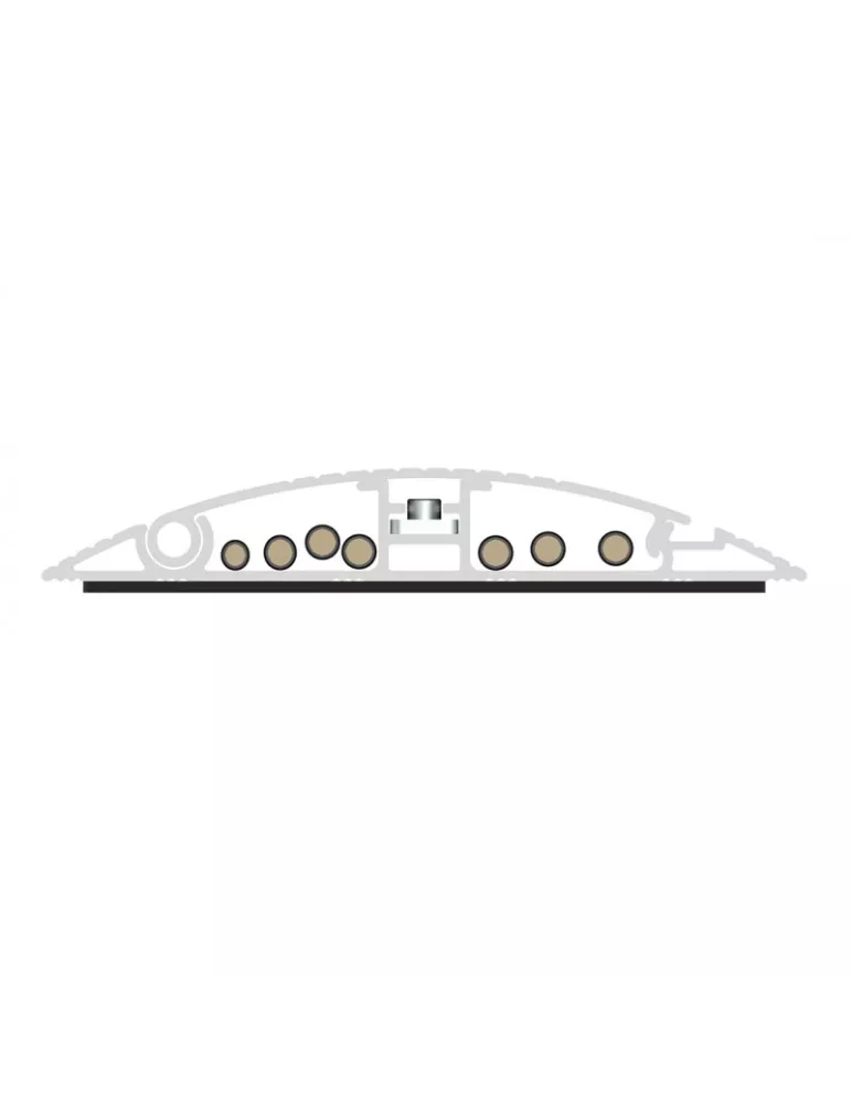 MULTIBRACKETS 2192 Cache-câble sol Multibrackets Cable Cover Gris - 139mm-W 1100mm-L