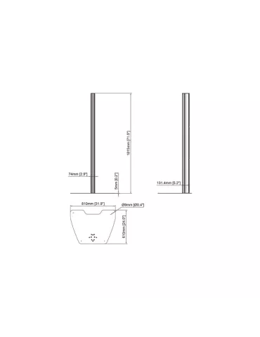 MULTIBRACKETS 2949 Floor support with 270cm column for Multibrackets Pro-Series REF  MULTIBRACKETS MUL2949 | MusicGoodDeal