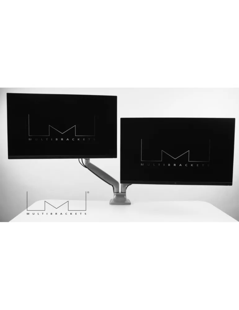 MULTIBRACKETS 3279 Support de table Multibrackets Deskmount Gas Spring Dual - 2 écrans de 15" - 30" VESA Max 100x100