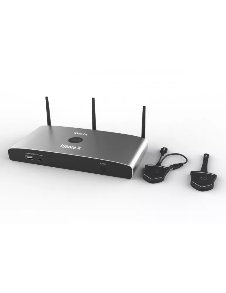 INFOBIT ISHAREX400 Recepteur Syst. de presentation sans fil 4x Affichages Infobit iShare X400 BYOM