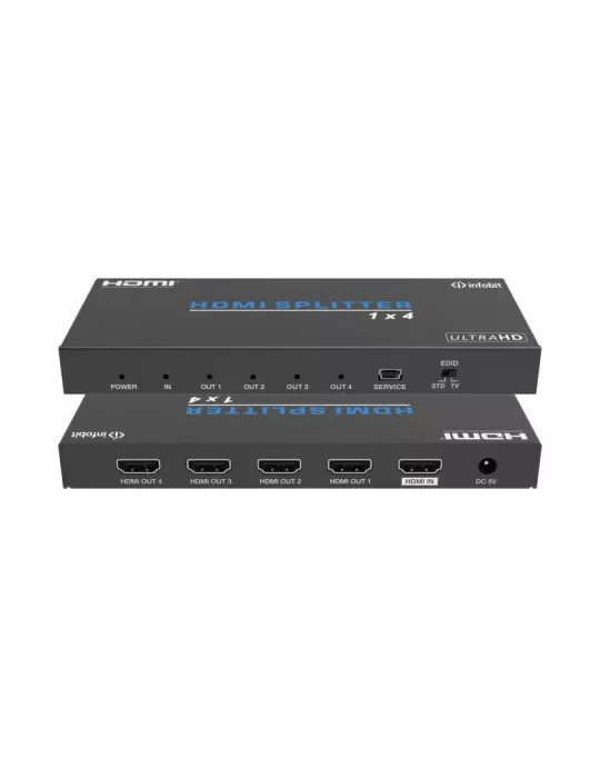 INFOBIT ISWITCH104 Splitter 1x4 HDMI 4K60 Infobit - iSwitch 104