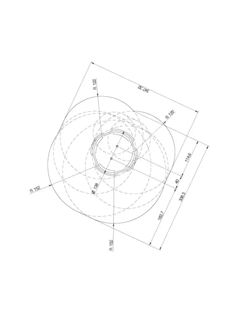 EUROMET 04383 Soporte de techo telescópico plateado para proyector (máx. 10 kg) altura 400-600 mm EUROMET EUR04383 | MusicGood