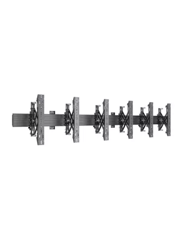 MULTIBRACKETS 4139 Wallmount Multibrackets Wallmount Pro MBW3U Push In Pop Out Black - 3 screens 40 -65  VESA Max 600x400 MULT