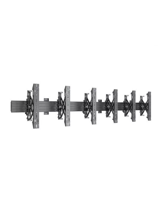 MULTIBRACKETS 4139 Wallmount Multibrackets Wallmount Pro MBW3U Push In Pop Out Black - 3 screens 40 -65  VESA Max 600x400 MULT
