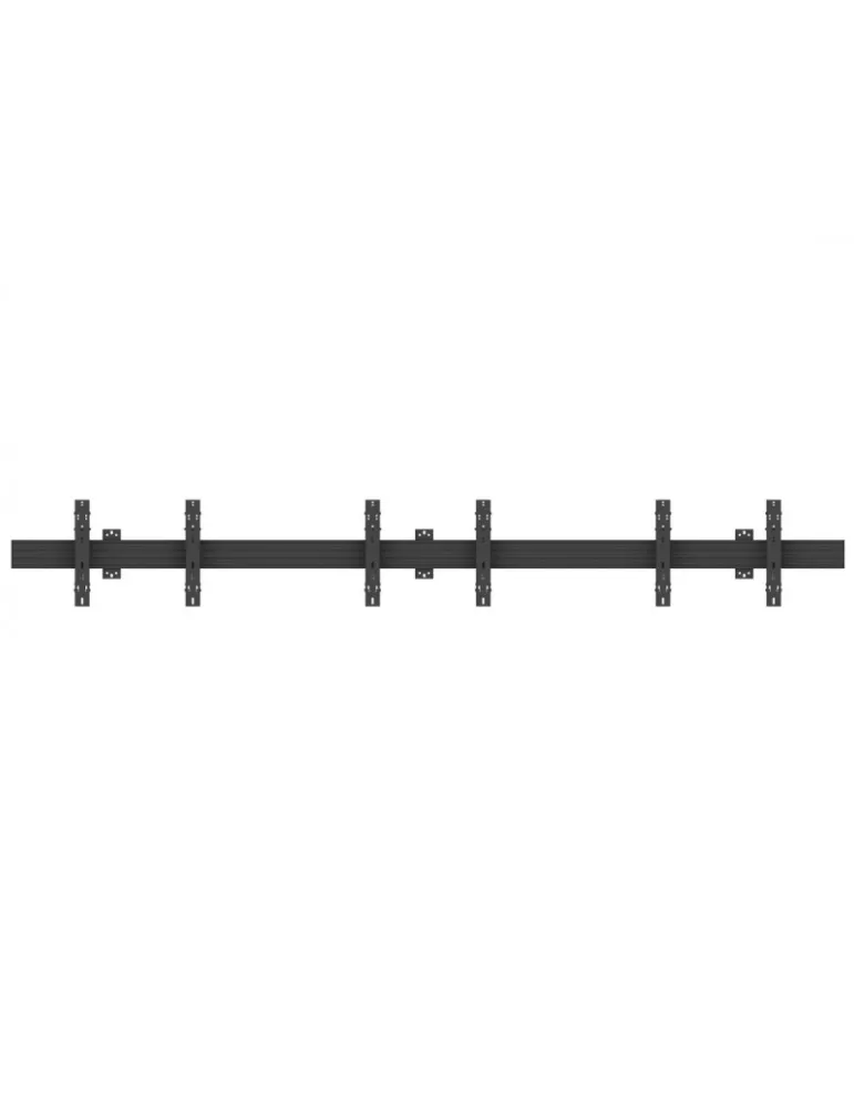 MULTIBRACKETS 4139 Support mural Multibrackets Wallmount Pro MBW3U Push In Pop Out Black - 3 écrans 40"-65" VESA Max 600x400
