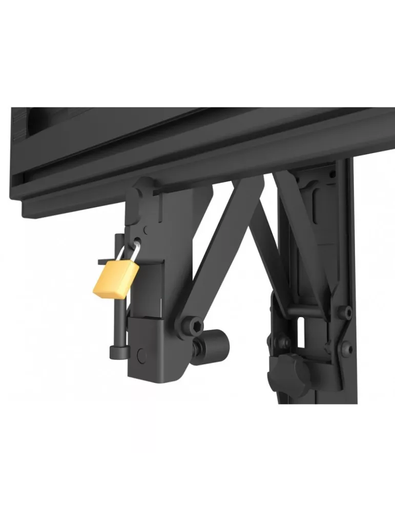 MULTIBRACKETS 4139 Wallmount Multibrackets Wallmount Pro MBW3U Push In Pop Out Black - 3 screens 40 -65  VESA Max 600x400 MULT