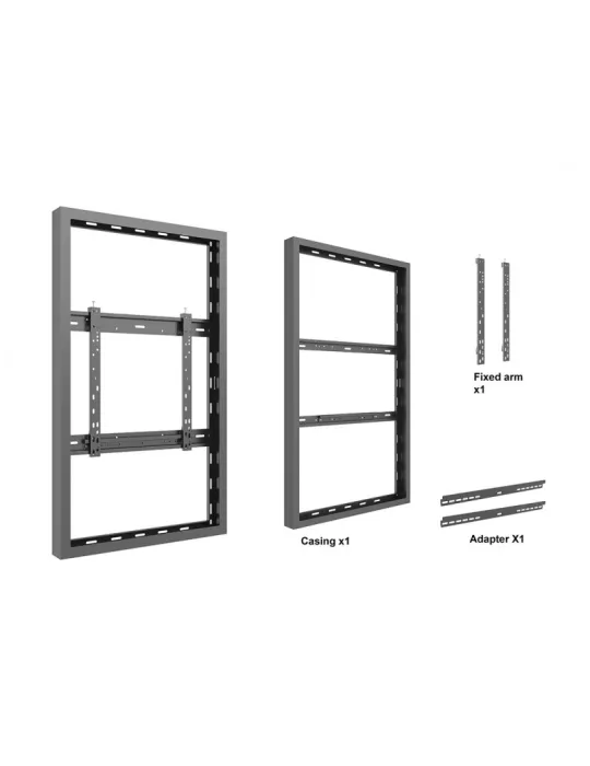 MULTIBRACKETS 1409 Cadre mural ecran 50'' Multibrackets Enclosure 50'' Wall Mediu Black - REF: