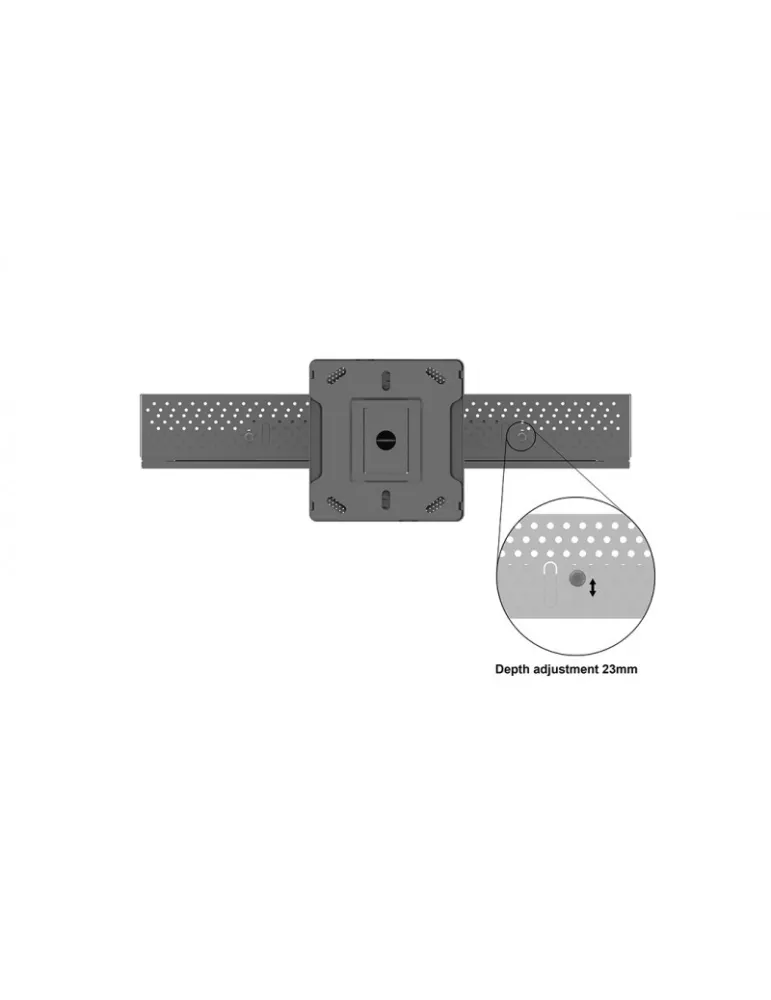 MULTIBRACKETS 5032 Deckenhalterung mit Gehäuse Multibrackets Enclosure 43  Ceiling Small Schwarz - 43-Zoll-Bildschirm VESA Max
