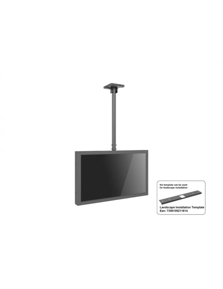 MULTIBRACKETS 5032 Support plafond avec caisson Multibrackets Enclosure 43  Ceiling Small Noir - écran 43  VESA Max 600x400 MU