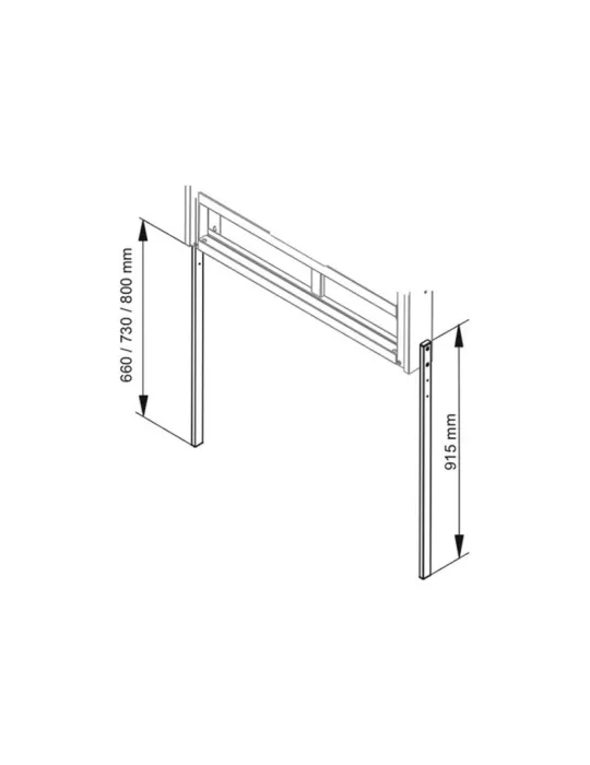 MULTIBRACKETS 1251 Kit de barras de extensión Multibrackets Extensiones de patas Soporte motorizado HD MULTIBRACKETS MUL1251 |