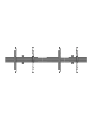 MULTIBRACKETS 0631 Verstellbare Wandhalterung Multibrackets Wallmount Pro MBW1U Micro Adjustable Black - 2 Bildschirme 32 -75 2