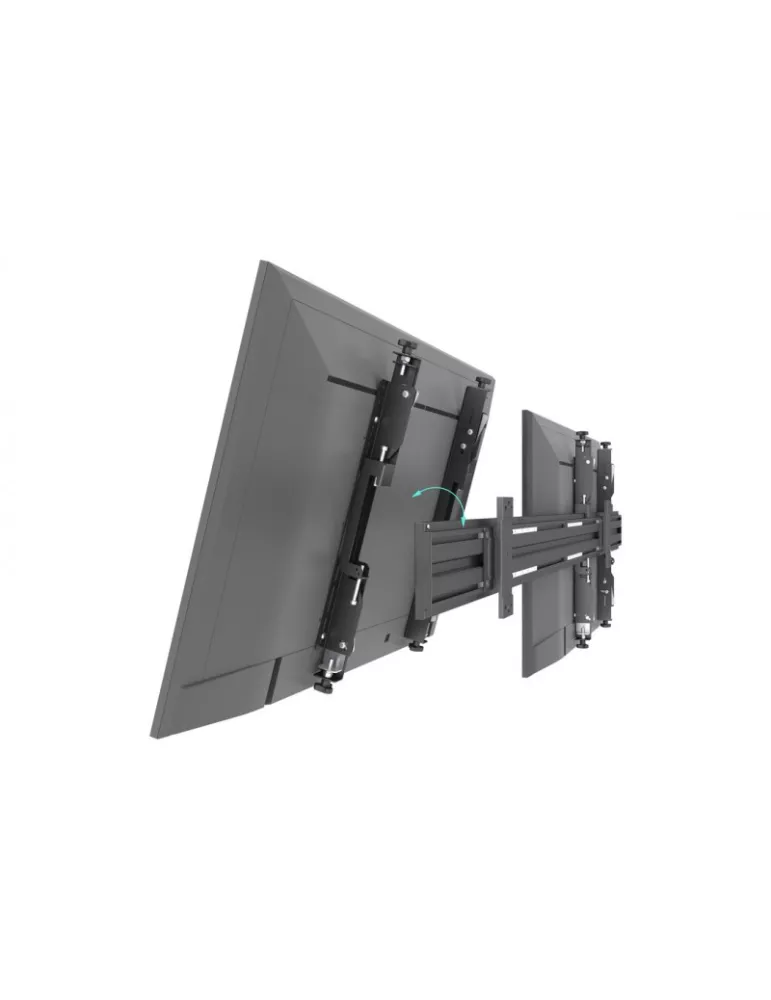 MULTIBRACKETS 0631 Multibrackets Wallmount Pro MBW1U Micro Ajustable Negro - 2 pantallas 32 -75  VESA Max 600x400 MULTIBRACKET