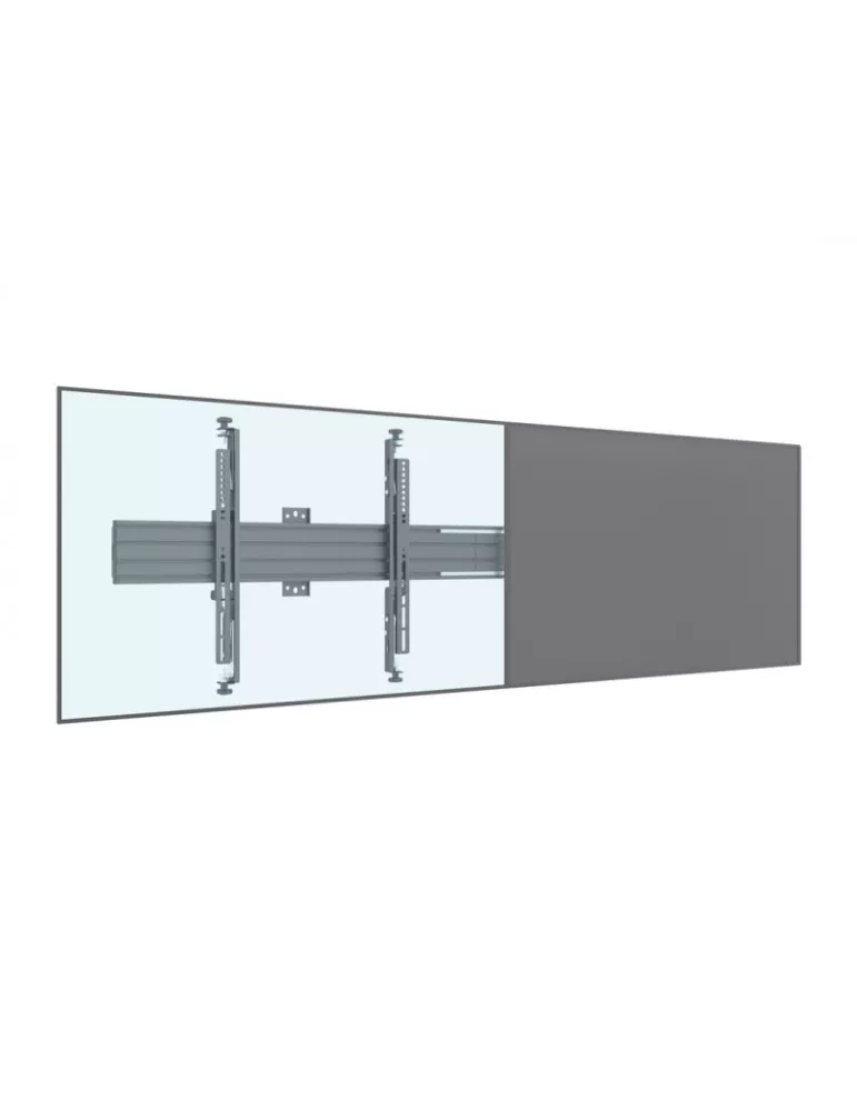 MULTIBRACKETS 0631 Multibrackets Wallmount Pro MBW1U Micro Adjustable Black - 2 screens 32 -75  VESA Max 600x400 MULTIBRACKETS