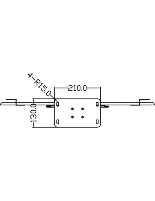 MULTIBRACKETS 2425 Support sol Multibrackets Display Stand 180 Single Black w. Floorbase Ref  MULTIBRACKETS MUL2425 | MusicGoo