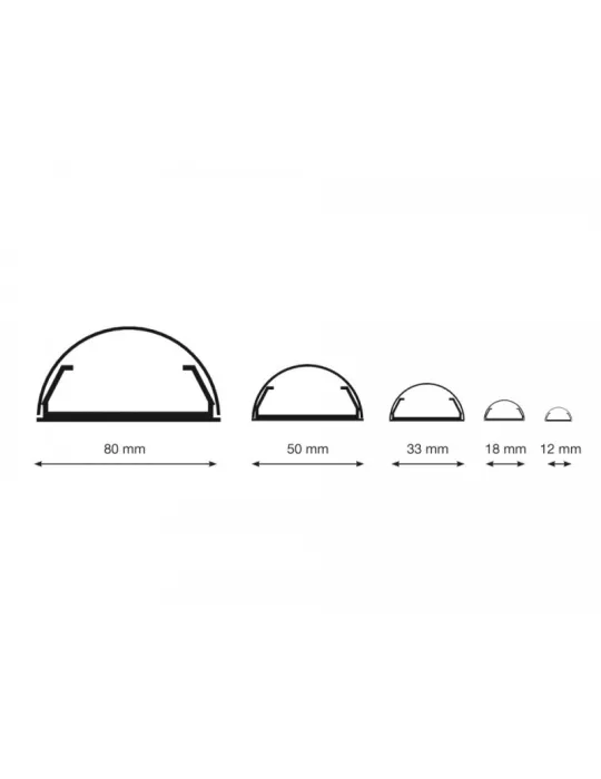 MULTIBRACKETS 1332 Cache-câble Multibrackets Cable Cover Gris - 50 mm x 11 m