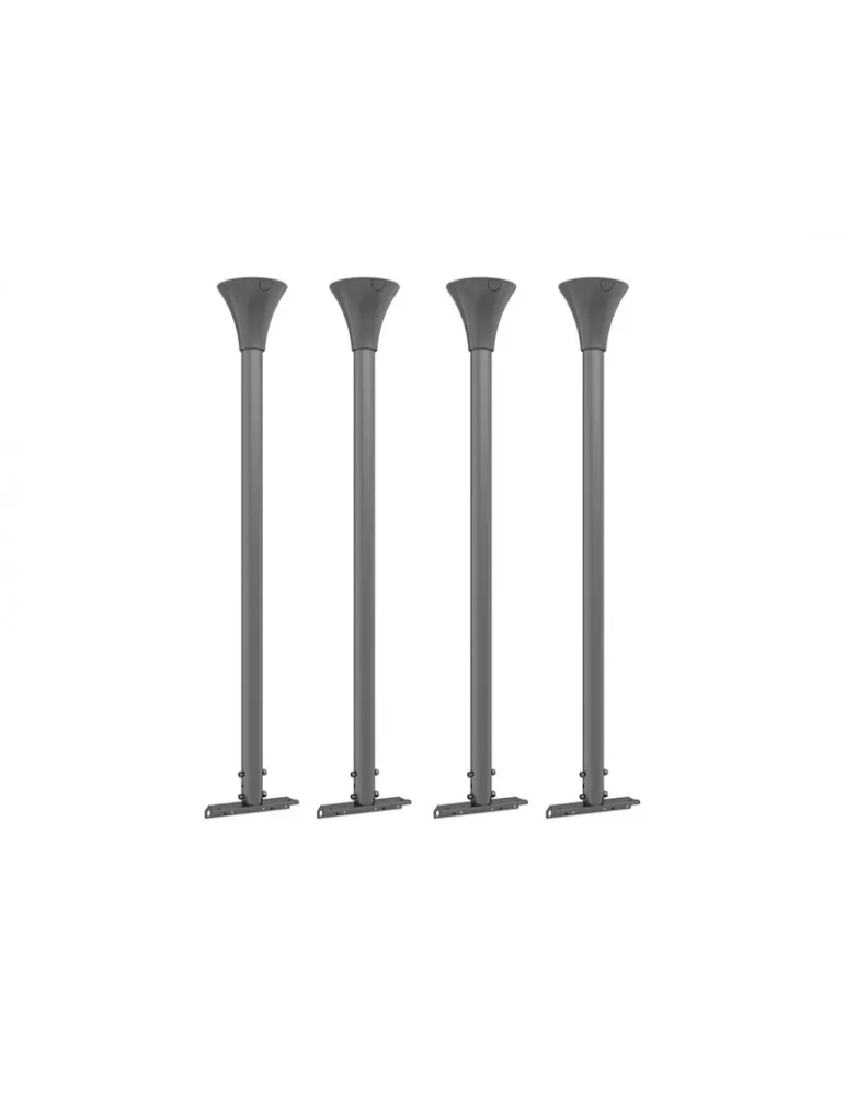 MULTIBRACKETS 5698 Kit de Barres Sol plafond pour caisson Multibrackets Floor to Ceiling Kit Large Black - screen 75 -98 MULTI