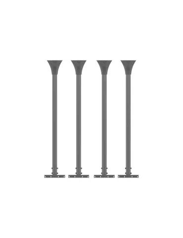 MULTIBRACKETS 5698 Kit de Barres Sol plafond pour caisson Multibrackets Floor to Ceiling Kit Large Black - screen 75 -98 MULTI 2
