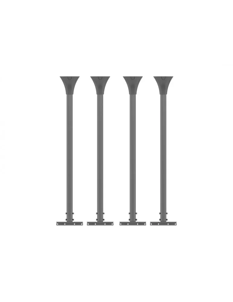 MULTIBRACKETS 5698 Kit de Barres Sol plafond pour caisson Multibrackets Floor to Ceiling Kit Large Black - screen 75 -98 MULTI