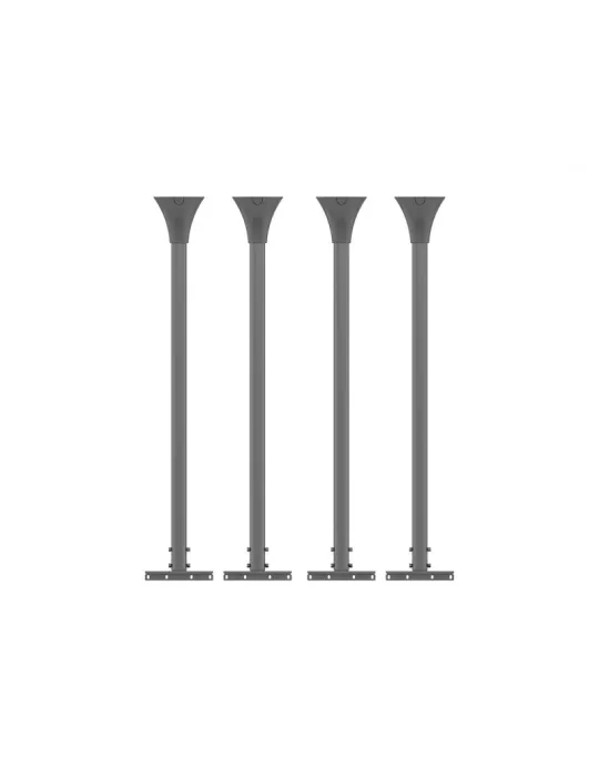 MULTIBRACKETS 5698 Kit de Barres Sol plafond pour caisson Multibrackets Floor to Ceiling Kit Large Black - screen 75 -98 MULTI