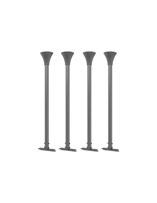 MULTIBRACKETS 5698 Kit de Barres Sol plafond pour caisson Multibrackets Floor to Ceiling Kit Large Noir - ecran 75"-98"