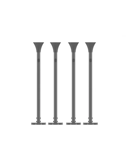 MULTIBRACKETS 5698 Kit de Barres Sol plafond pour caisson Multibrackets Floor to Ceiling Kit Large Black - screen 75 -98 MULTI