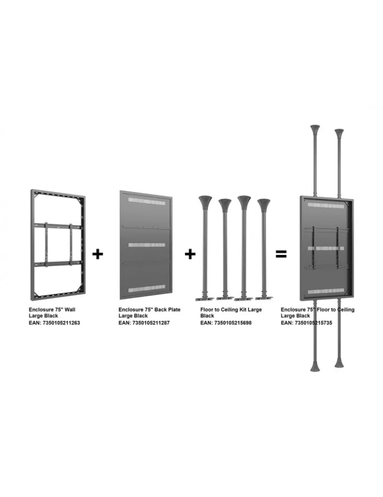 MULTIBRACKETS 5698 Multibrackets Floor to Ceiling Kit Large Schwarz - Bildschirm 75 -98 . MULTIBRACKETS MUL5698 | MusicGoodDea